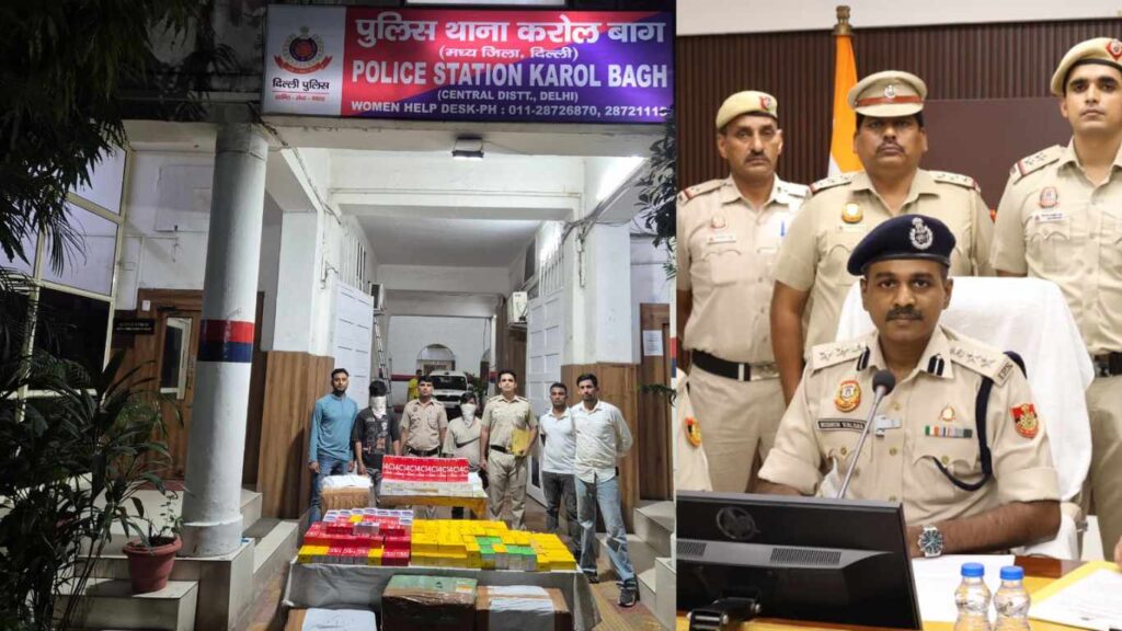 करोल बाग पुलिस: कूरियर पार्सल चोरी का भंडाफोड़ 376 मोबाइल फ़ोन बरामद